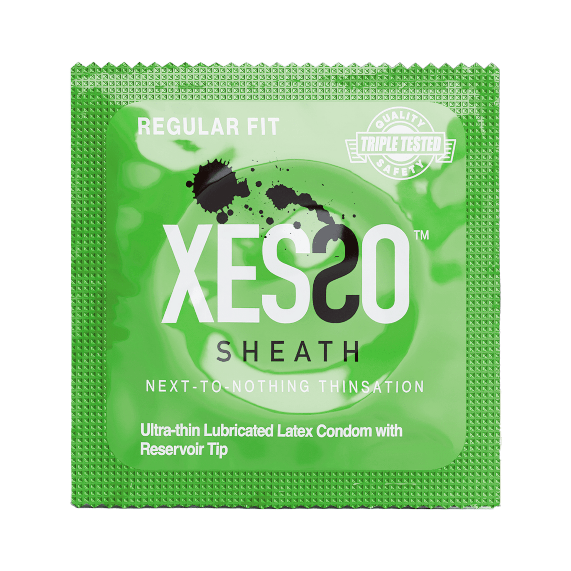 XESSO Lube & More 1-Pack XESSO Sheath Ultra-thin Lubricated Latex Condoms with Reservoir Tip